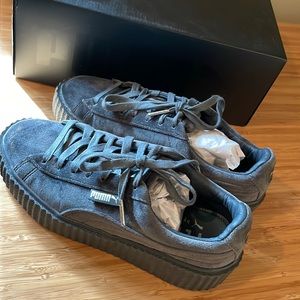 Grey Puma Fenty Rihanna Velvet sneakers